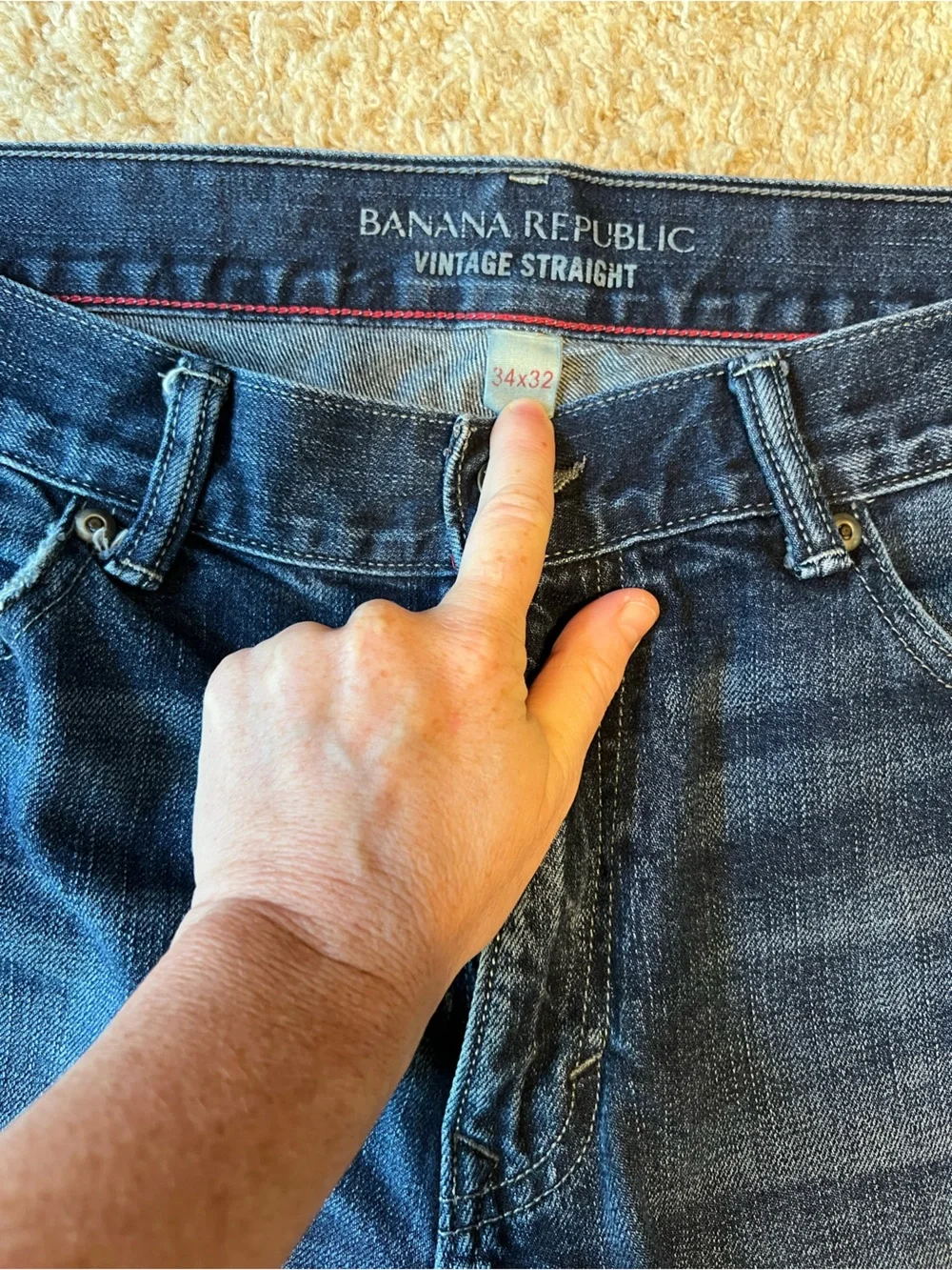 Banana Republic Men's Vintage Straight Jeans